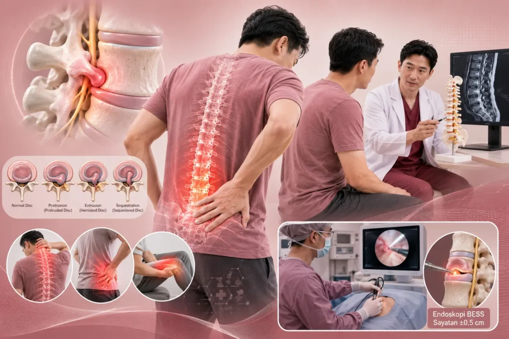 Hernia Tulang Belakang Penyebab Saraf Tulang Belakang Kejepit?