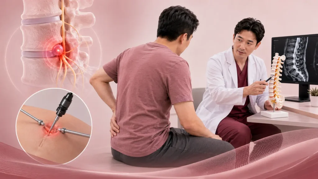 Endoskopi Saraf Kejepit BESS Atasi Saraf Kejepit Pinggang Tanpa Operasi